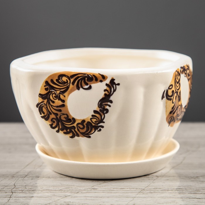 Кашпо "Тыква" 0,8 л, микс