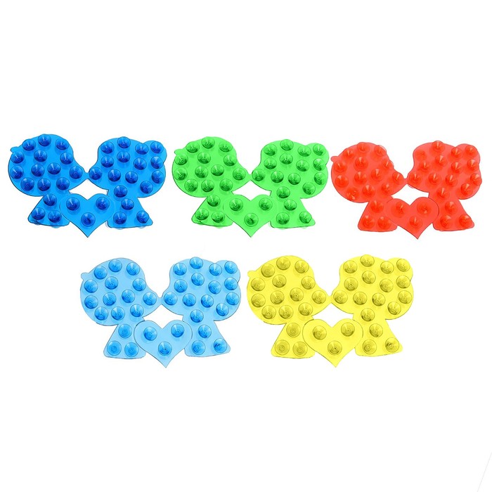 Мини-коврик для ванны "Поцелуй", цвет МИКС