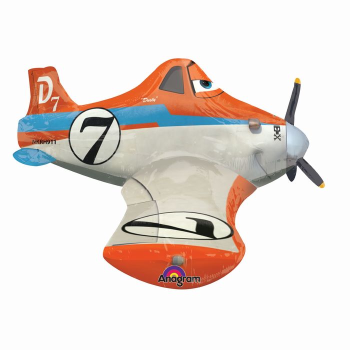 Шар фольгированный ходячий "Самолёты. Дасти", 44"