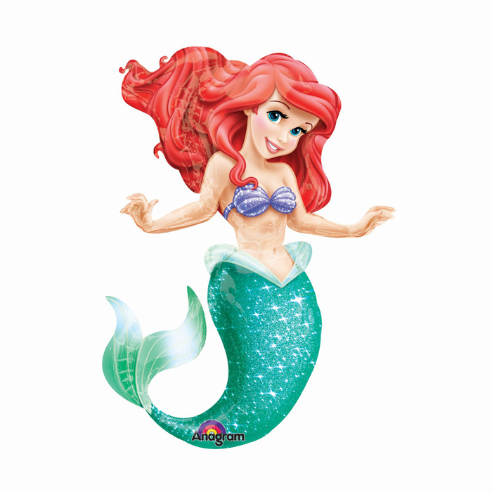 Шар фольгированный ходячий "Русалочка", 46"