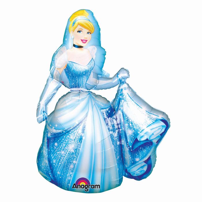 Шар фольгированный ходячий "Золушка", 34"