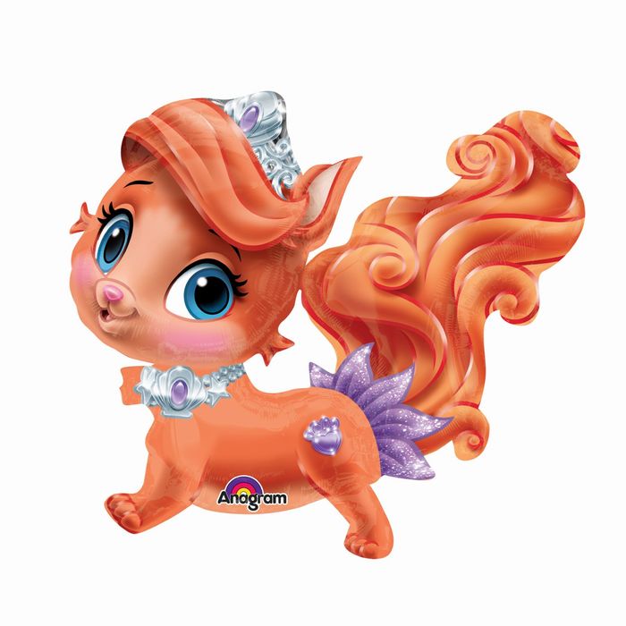 Шар фольгированный ходячий "Дворцовые питомцы" Treasure, 52"