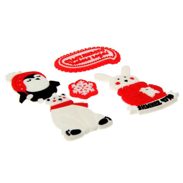 Декор для скрапбукинга в наборе «Уютный новый год», 8 × 12 см