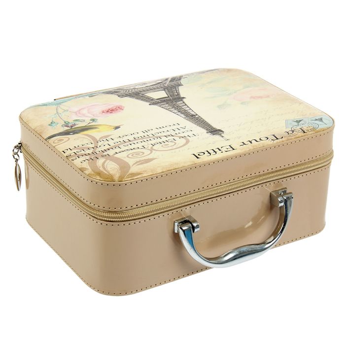 Шкатулка чемоданчик "Весна в Париже" большая
