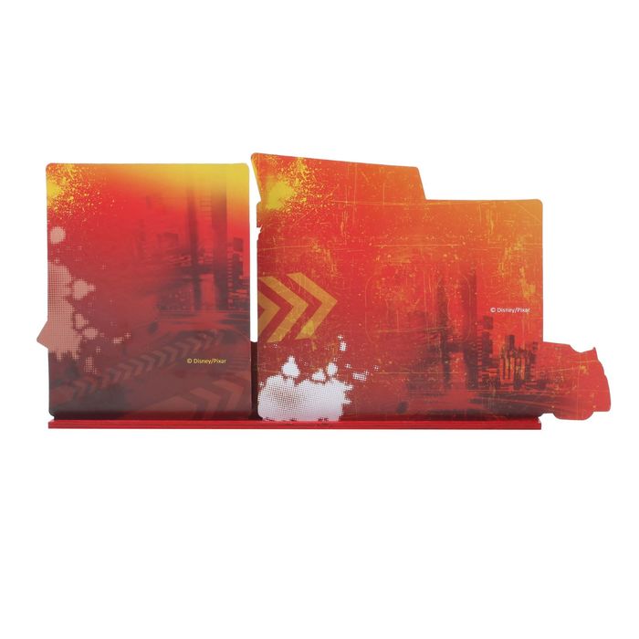 Набор: фоторамка с буквами на деревянной подставке и анкета "Наш чемпион", Тачки