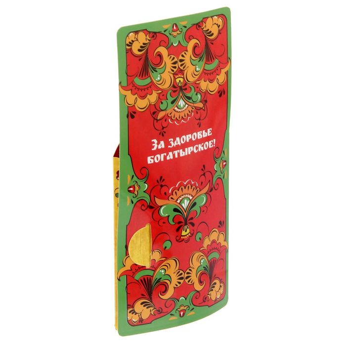 Держатель для салфеток "За здоровье богатырское", 19 х 9 см