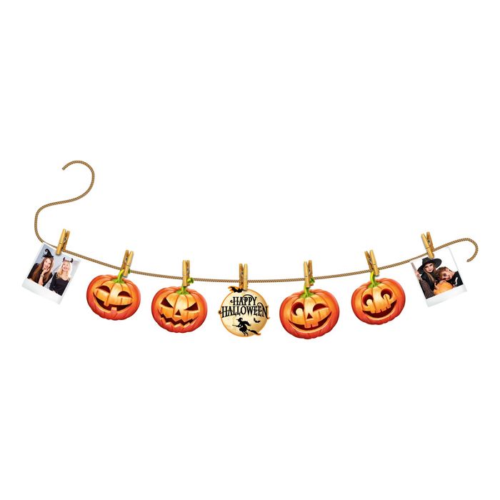Гирлянда на прищепках "Хеллоуин"