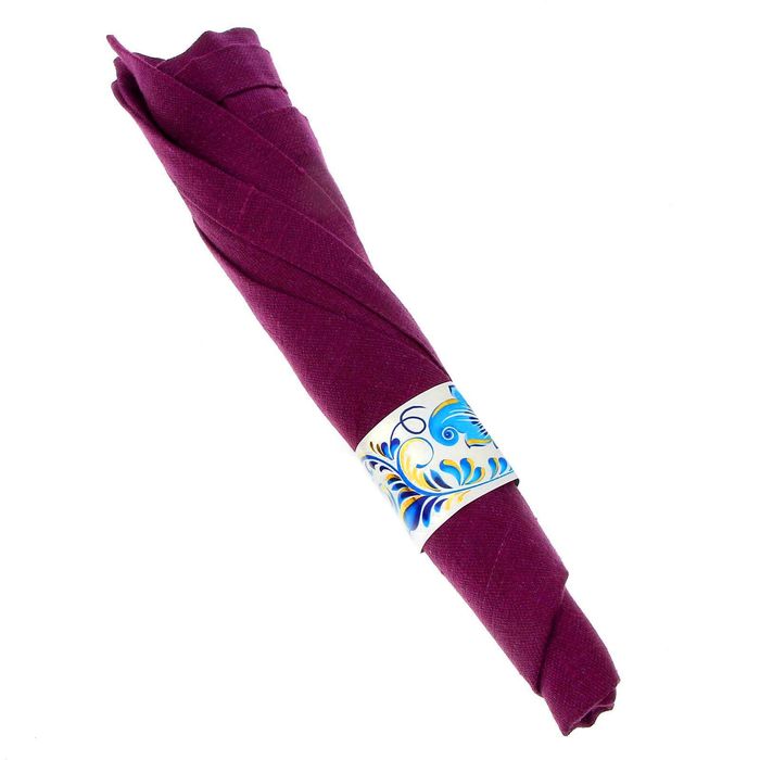 Кольцо для салфеток "Гжель", 15 х 7 см