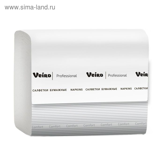 

Салфетки бумажные Veiro Professional Comfort V сложение, 220 листов