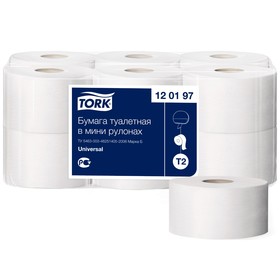 Туалетная бумага для диспенсера Tork в мини рулонах (T2)
