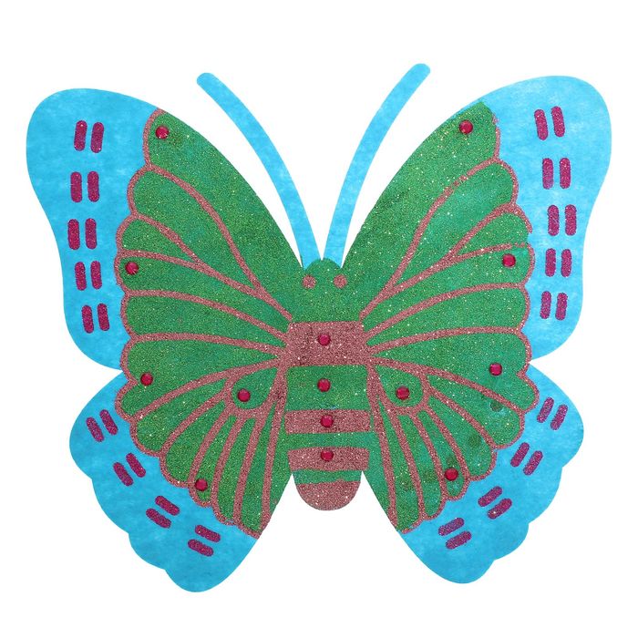 Карнавальные крылья "Бабочка" яркая цвета МИКС