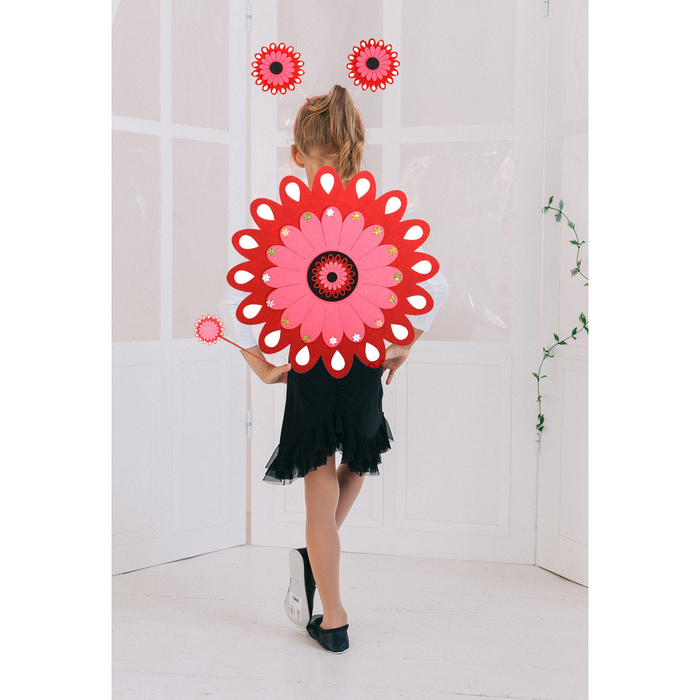 Карнавальный набор "Красивый цветок", 3 предмета: ободок, жезл, аксессуар, 3-5 лет