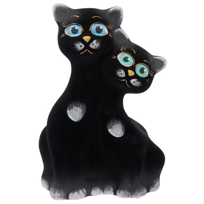 Копилка "Вместе" флок, чёрная