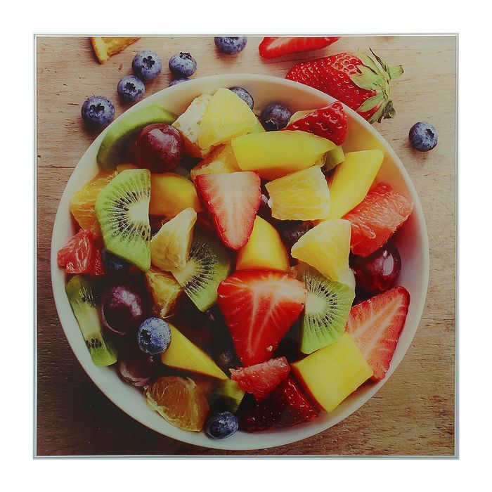 Картина на стекле "Фруктовая тарелка"