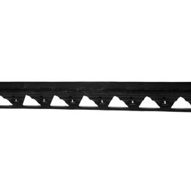 Бордюр, 300 × 8.5 × 4.5 см, пластиковый, чёрный