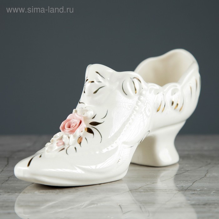 

Конфетница "Туфелька", керамика, 7 см, микс