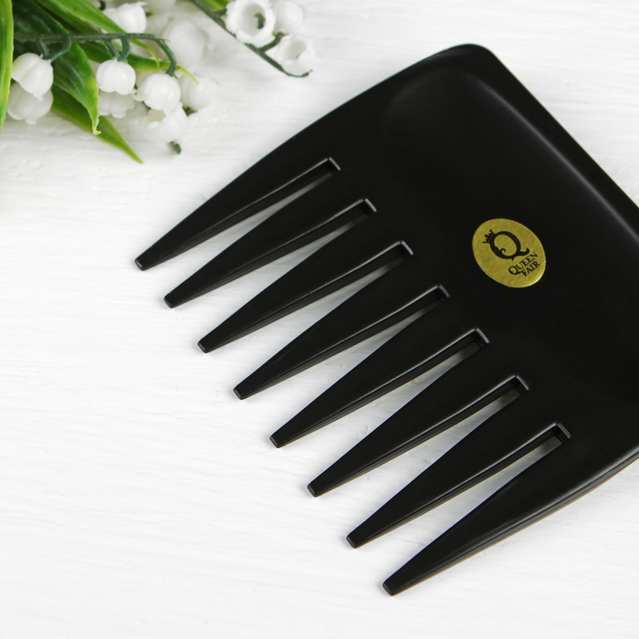 Расчёска-гребень, цвет чёрный