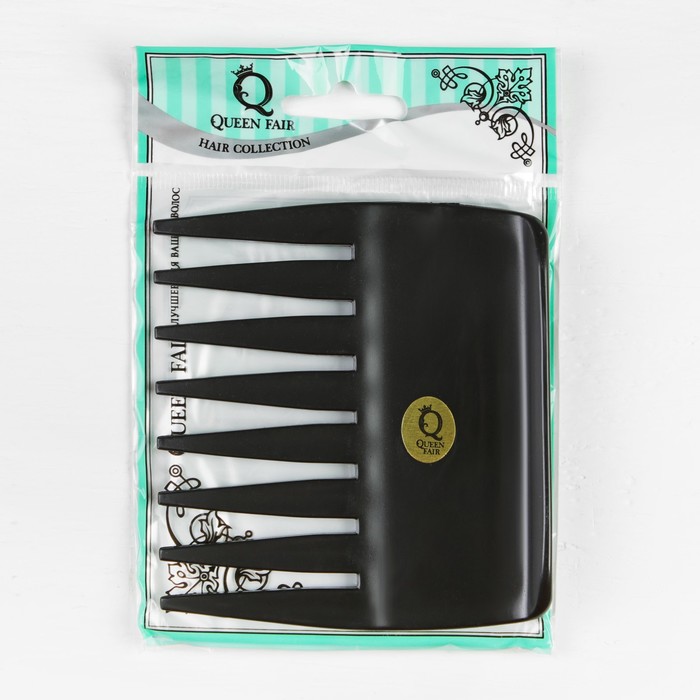 Расчёска-гребень, цвет чёрный