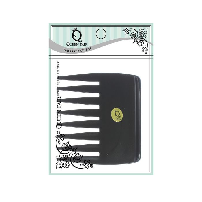 Расчёска-гребень, цвет чёрный