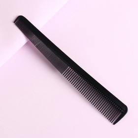 Расчёска комбинированная, скошенная, 18,7 × 3 см, цвет чёрный Ош