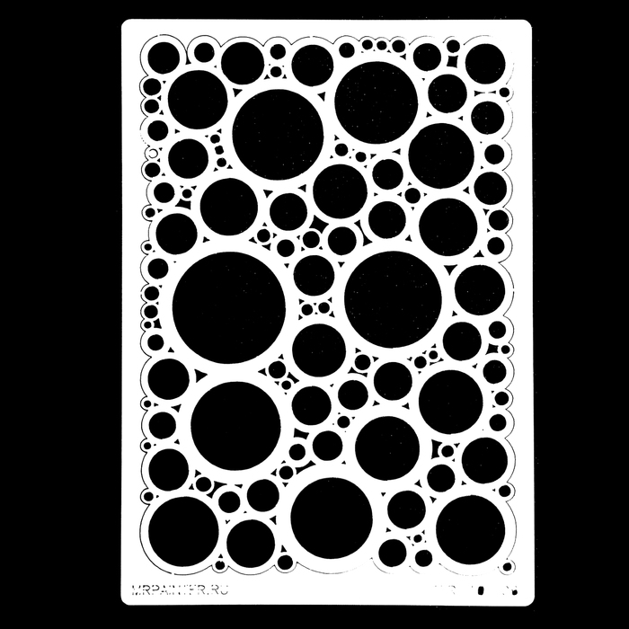 Трафарет-маска "Круги"