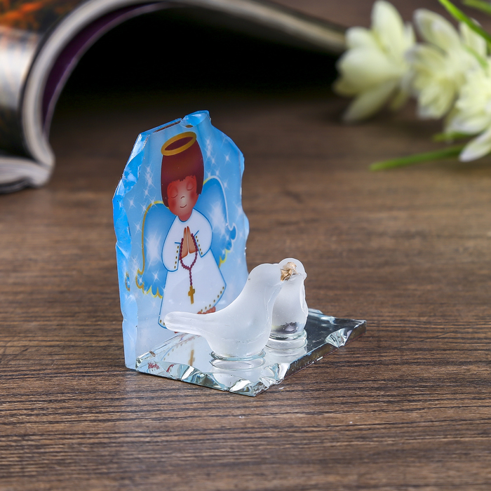 Сувенир "Голубки перед ангелом"