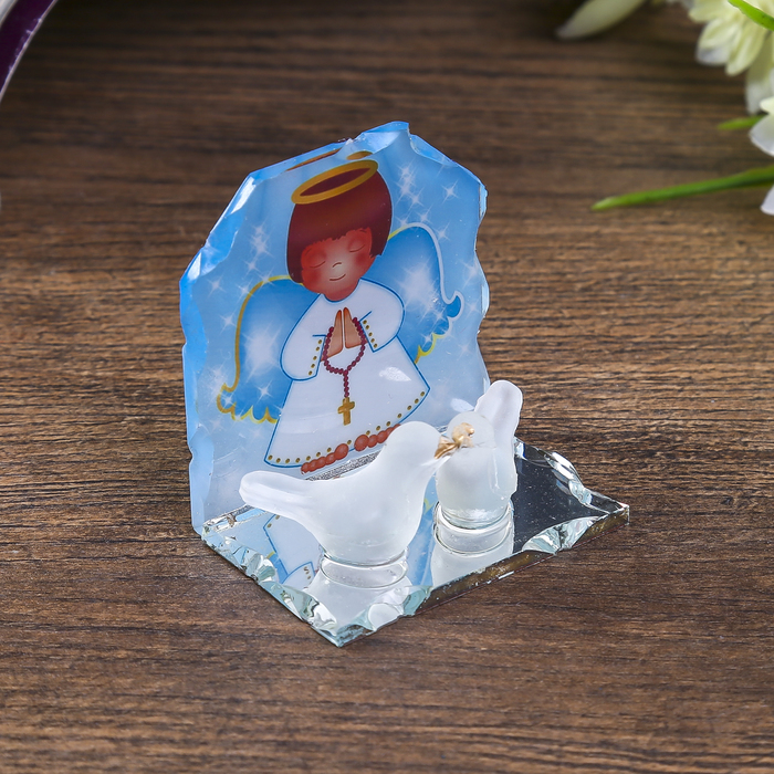 Сувенир "Голубки перед ангелом"