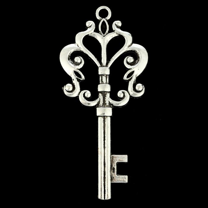 Декоративный элемент "Ключ серебряный"