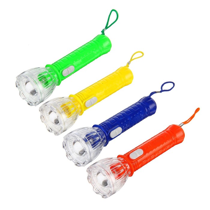 Фонарик ручной «Цветок», 0,5 Вт, микс