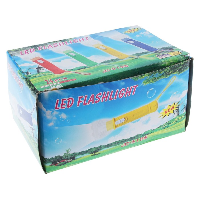 Фонарик ручной «Цветок», 0,5 Вт, микс