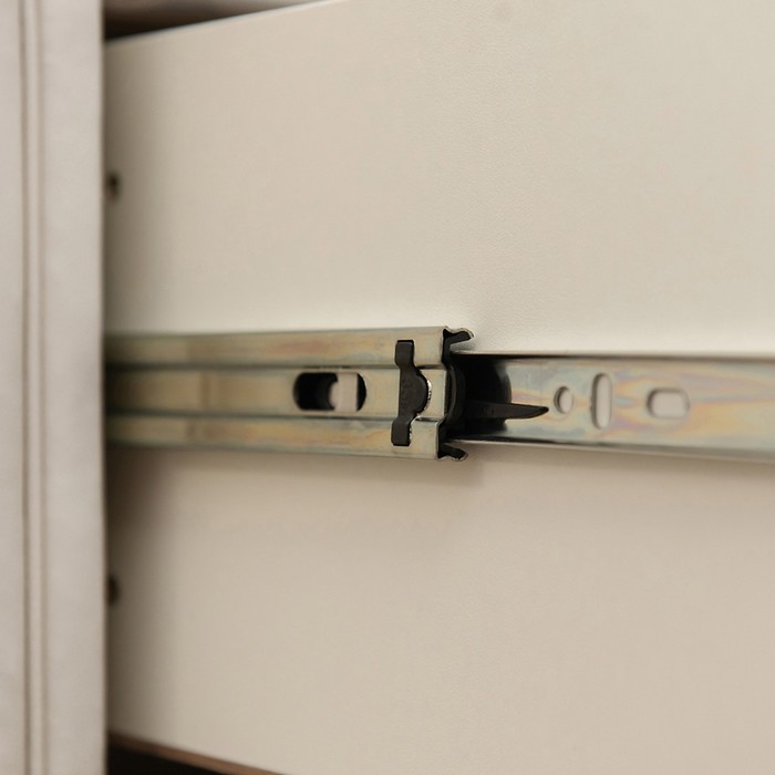 Тумба «Алеро», 2 ящика, 50 х 47 х 47,7 см, экокожа, цвет белый