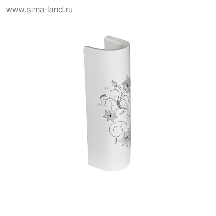 Пьедестал SANITA LUXE «Art Flora», цвет белый