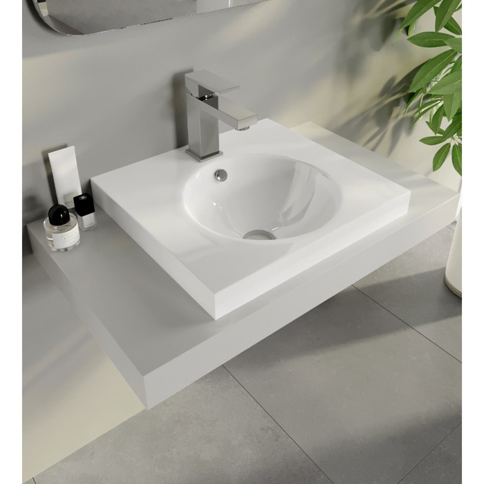 Умывальник "Ringo50 F01" УП (белый ВКС,D-сорт)