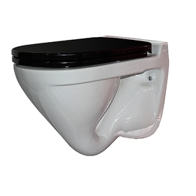 

Унитаз подвесной Sanita Attica Color Black SL DM, сиденье с микролифтом, цвет белый