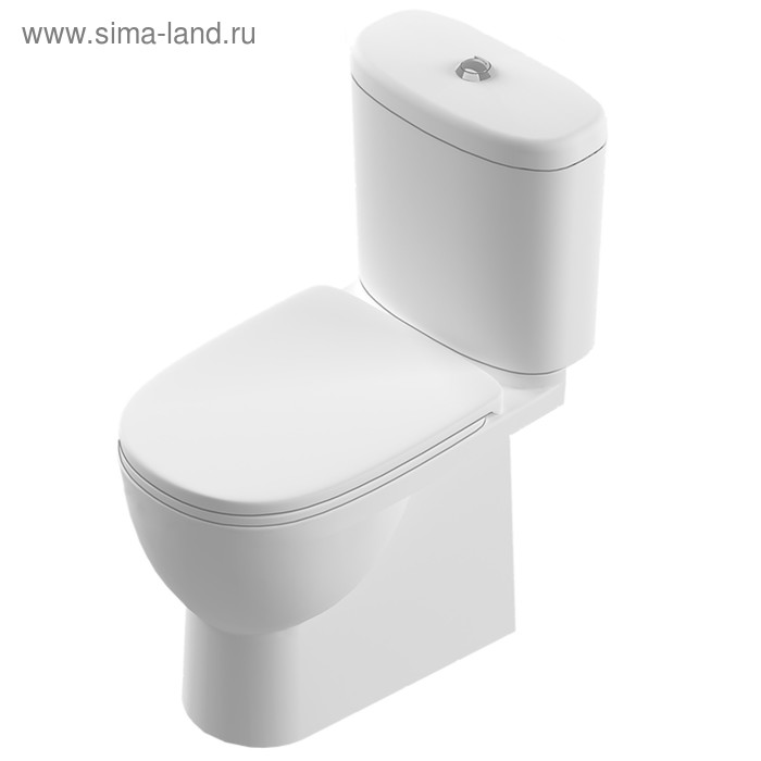 фото Унитаз компакт sanita art sl dм, 2-режима, сиденье с микролифтом, арматура geberit, белый sanita luxe