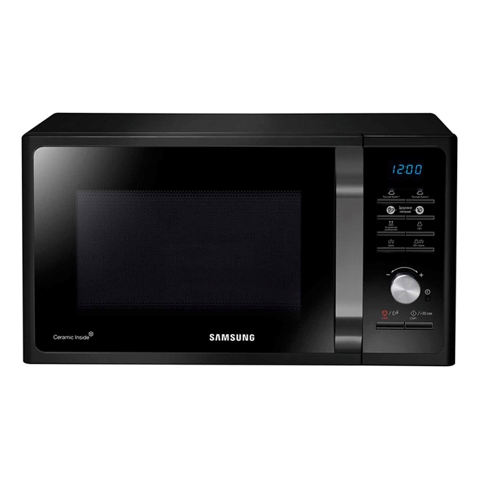 Микроволновая печь Samsung MG23F302TAK, 23 л, 800 Вт, гриль, защита от детей, черный