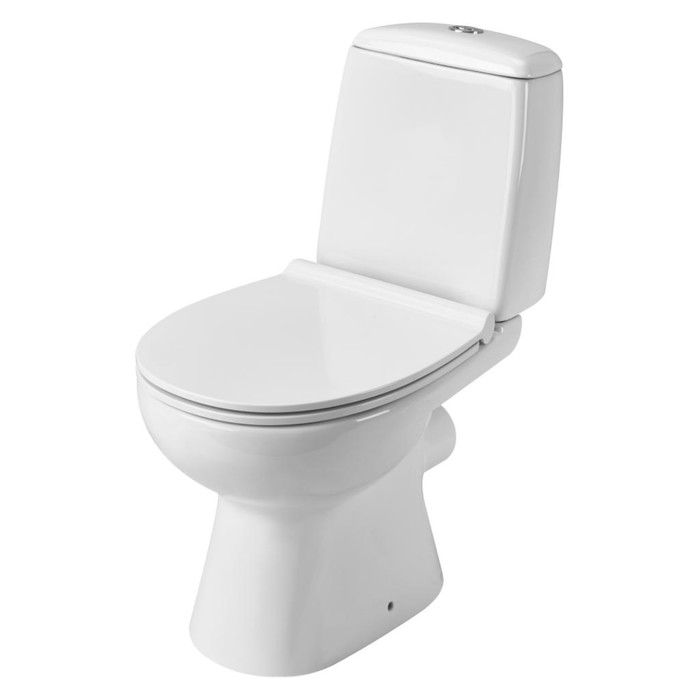 Унитаз-компакт "Цезарь" прямой выпуск, 2-реж. арматура, сиденье дюропласт