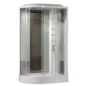 

Душевая кабинка Comforty 213R, стекло страйп, задняя зеркальная панель, 120 х 85 х 215 см