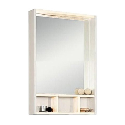 Шкаф-зеркало «Йорк 60», цвет белый, выбелённое дерево