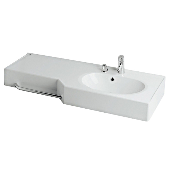 Раковина "Акватон" Hotel 2/1270, правая, с навесами и диспенсером