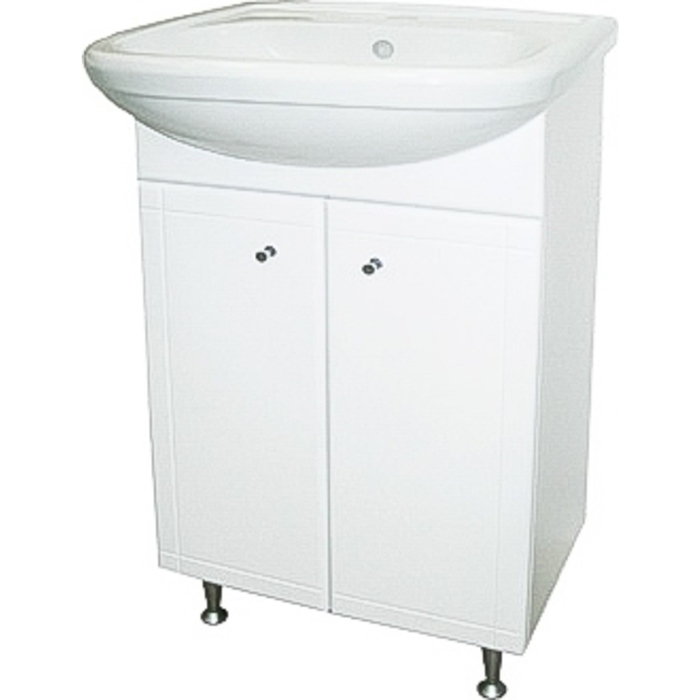 Тумба-комплект Iris "Алиса-50" (ПФ), 85х47х27 см, с раковиной "Альфана-50"