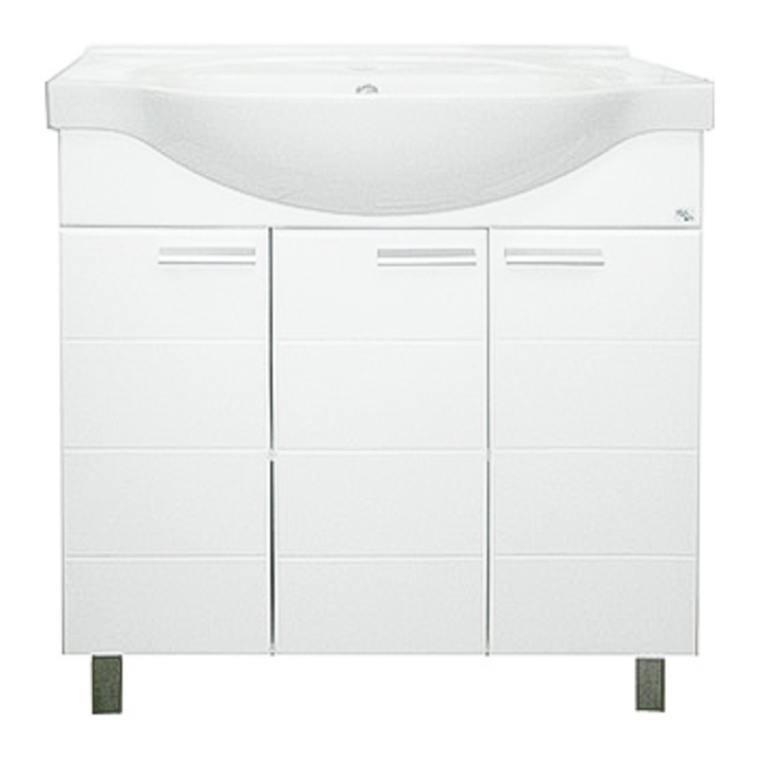 Тумба-комплект Iris "Модена-80", 84х78х34см, с раковиной "Идеал-80"