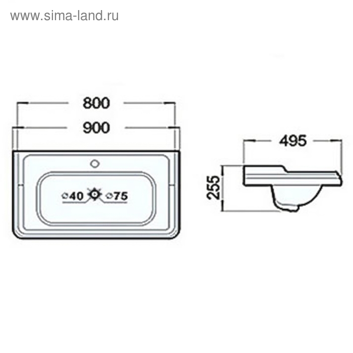 фото Раковина comforty 3380