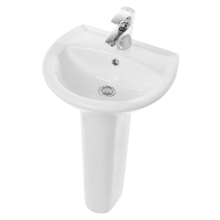 Умывальник "Аттика 48" хромир. белый,ВКС