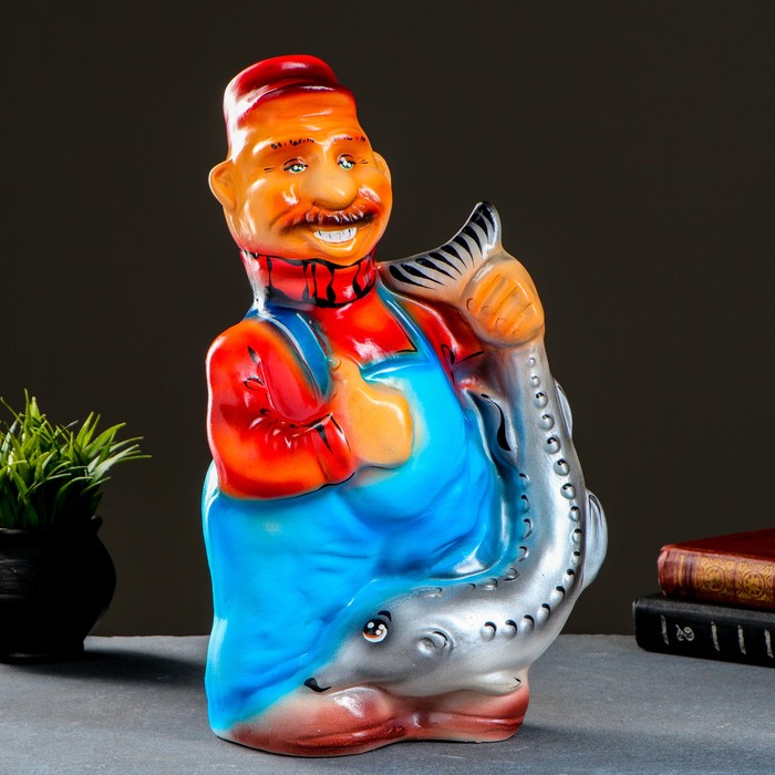 Копилка "Рыбак", 42см