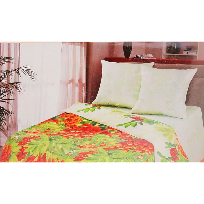 Постельное бельё Артпостель Премиум "Рябинушка" 1,5 сп., размер 143х217 см, 150х214см, 70х70 см - 2 шт., бязь, 125 г/м2