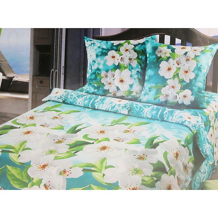 Постельное бельё Артпостель Премиум "Адель" 2 сп., размер 217х175 см, " евро-простыня 220х240 см, 70х70 см - 2 шт., бязь, 125 г/м2