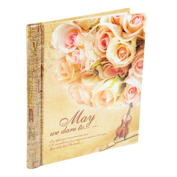 Фотоальбом 20 магнитных листов "Букет роз" МИКС