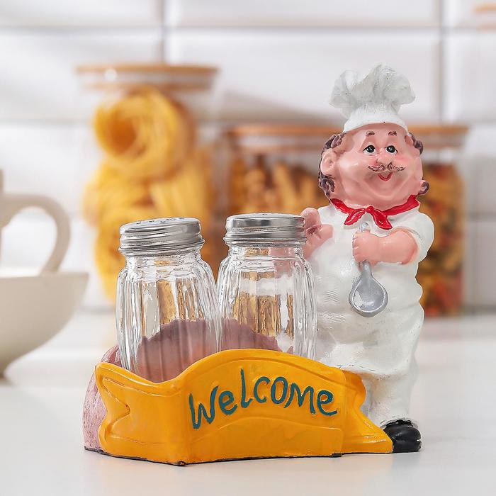 Набор для специй 2 шт "Повар с доской для записи", микс