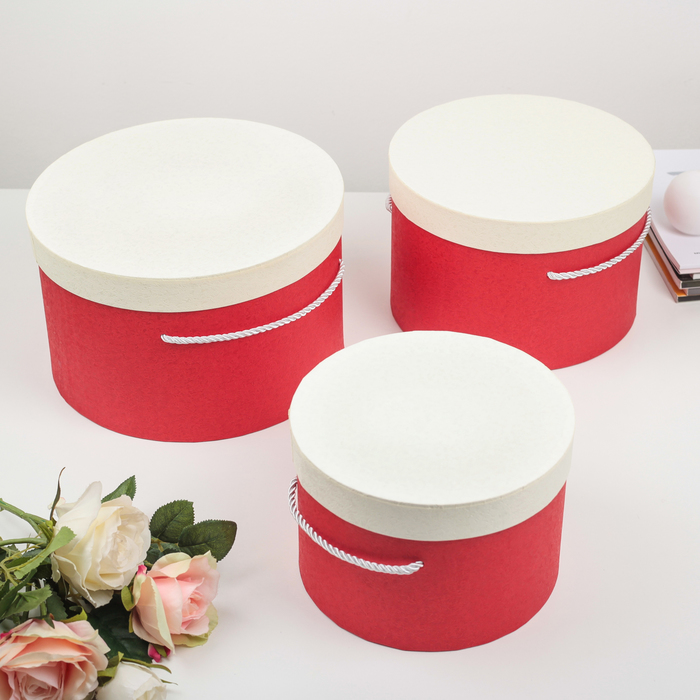 Набор коробок 3в1 "Классика", 25 х 25 х 15 - 19 х 19 х 13 см